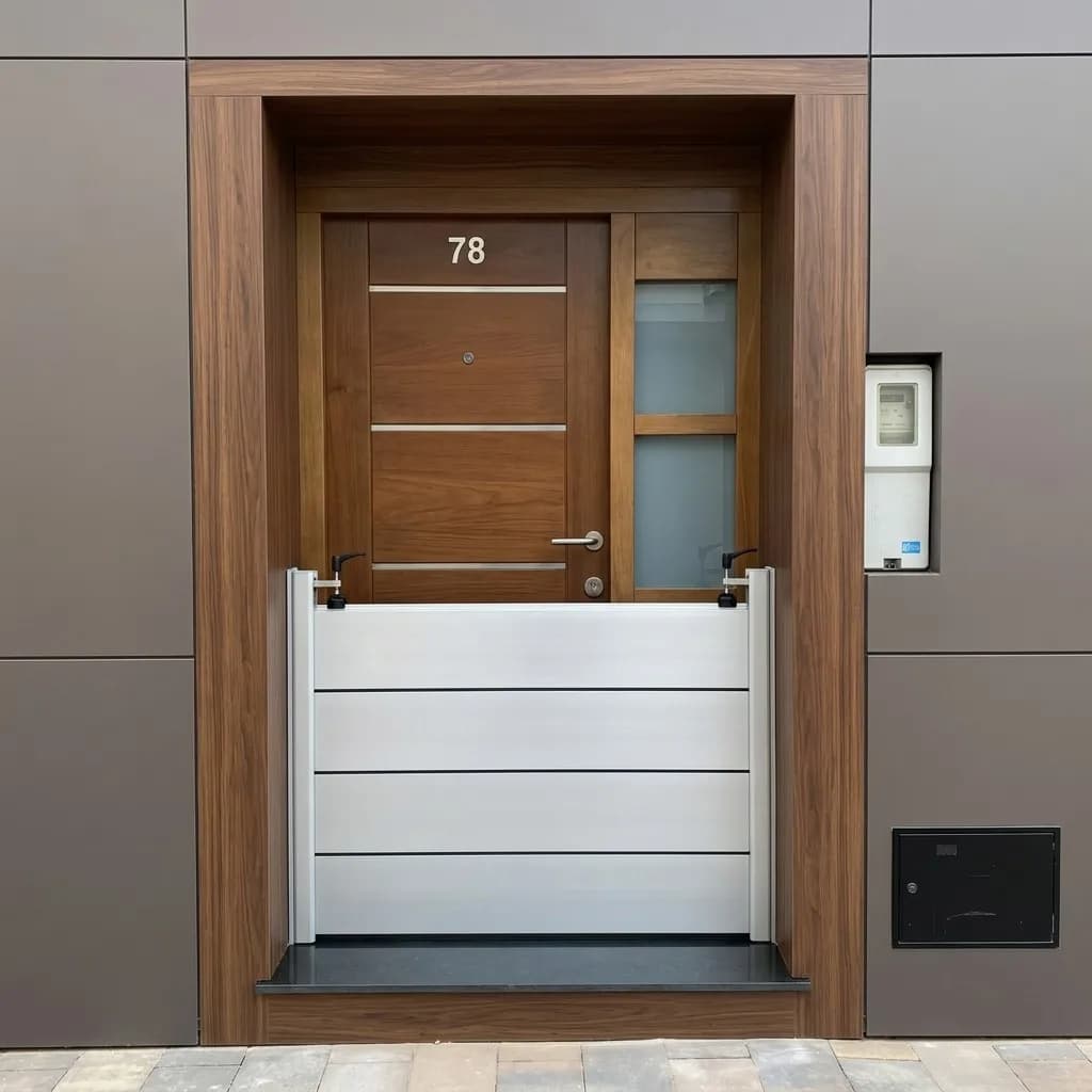 Puerta de vivienda de 134 cm